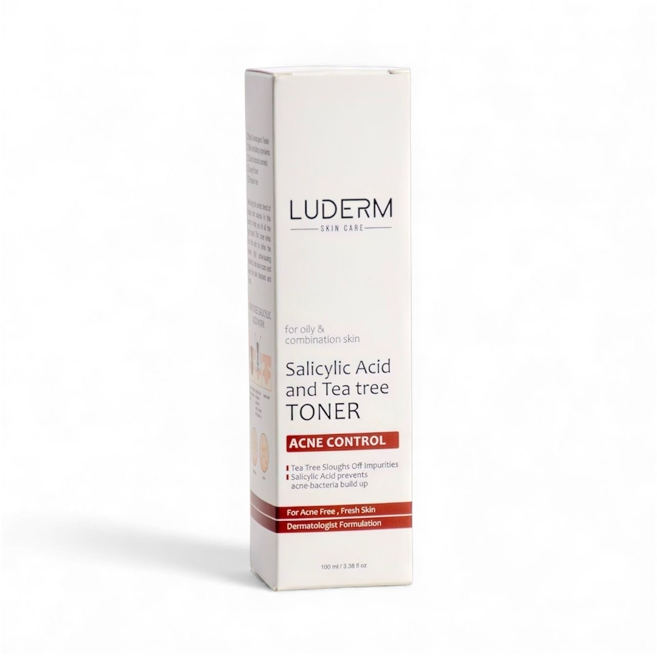 Salicylic Acid Tea Tree Toner by Luderm - Acne Treatment for Oily/Combination Skin - Image 2