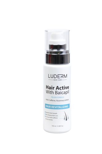 Italian Formula Hair Active Serum by LUDERM, Enriched with Caffeine & Niacinamide